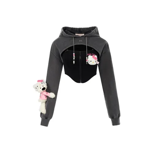 Sanrio X 13 DEMARZO Hello Kitty Sweatshirts Women's