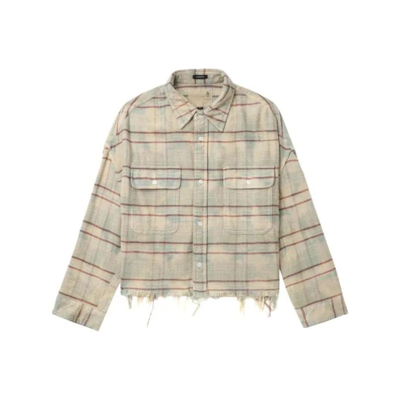 R13 Cropped Work Shirt-0