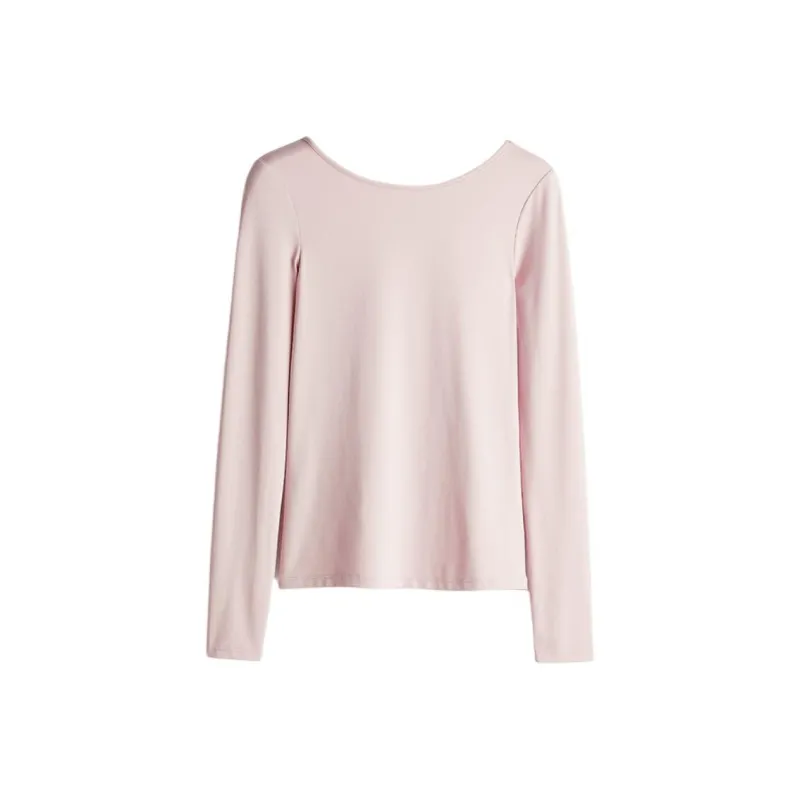 H&M T Shirts Women's Soft Pink-0