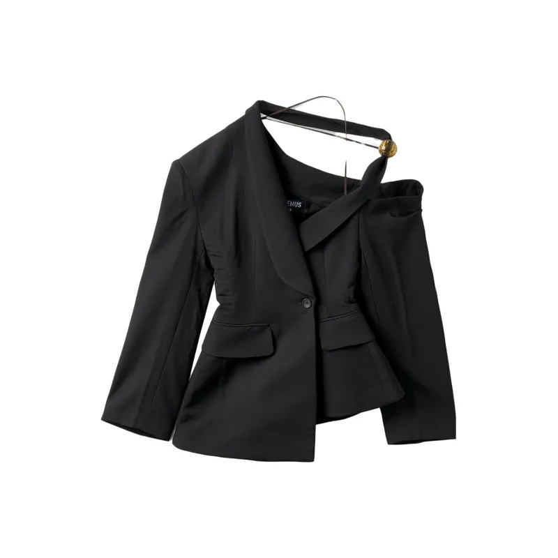 Jacquemus Jackets Coats Women's Black-0