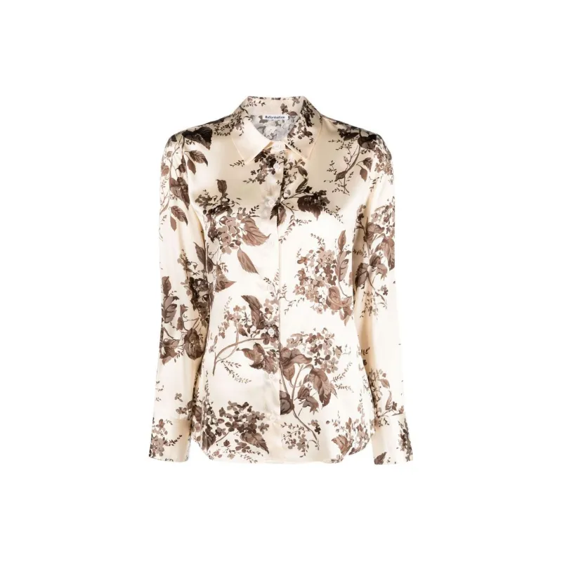 Reformation Shirts Women's Umber-0