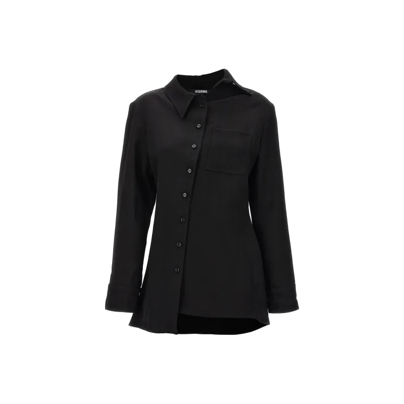 Jacquemus La Chemise Pablo 'Black'-0