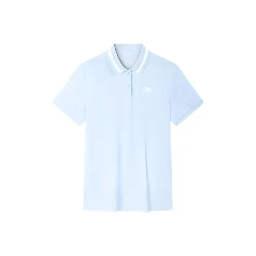 Anta Life Collection Polo Shirt Women's Water Sky Blue