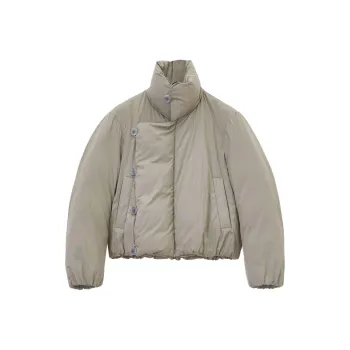 Lemaire Short Puffer Blouson 'Desert Sage'