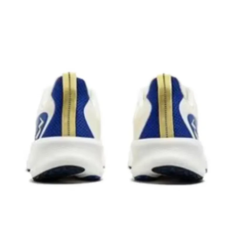 361° Wing Gundam 5.0 Slip Resistant Breathable Rebound Low Top Sprint Running Shoes Women's White Blue-2