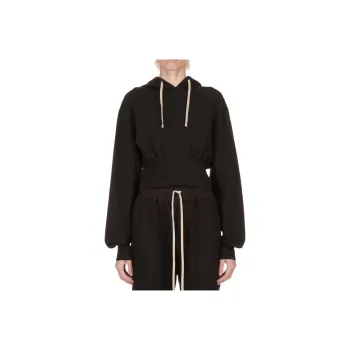 Rick Owens DRKSHDW Felpa Tatlin Hoodie Black