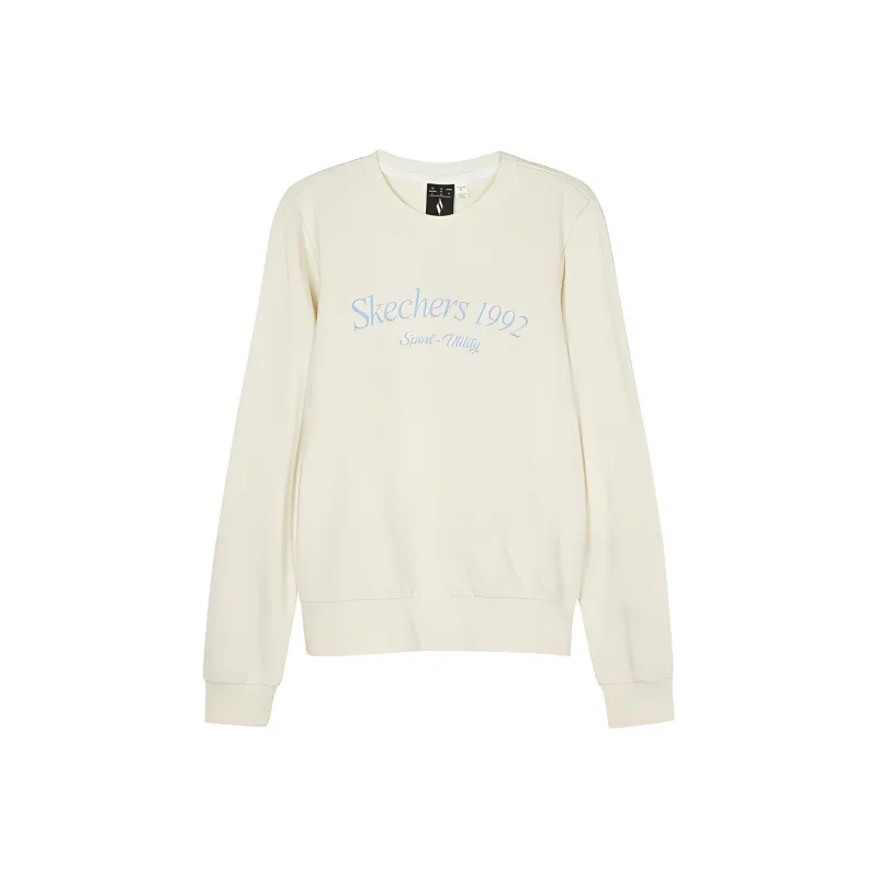 Skechers Sports Life Collection Sweatshirt Women's Tofu White-0