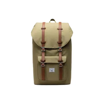 Herschel Polyester Backpack Unisex Army Green & Brown