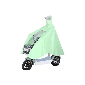 TAIKONG Oxford Thickened Oversized Scooter Rain Poncho Strap With Face Mask Detachable
