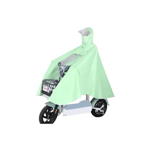 TAIKONG Oxford Thickened Oversized Scooter Rain Poncho Strap With Face Mask Detachable