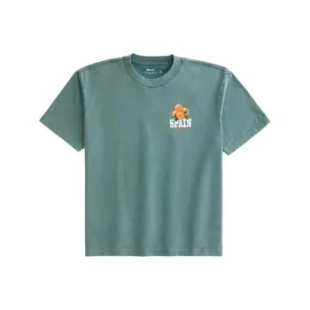 Hollister T Shirts Men Green