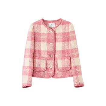 XIANGYING Jackets & Coats Women's Barbie Pink