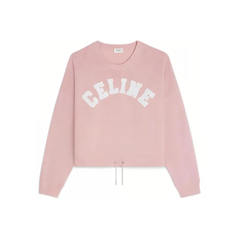 CELINE Cashmere Sweaters Women's Pink-0