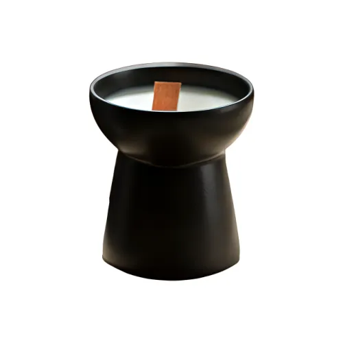 TLIT Ceramic Candle Cup Soy Wax Fragrance Creative Home Scented Candle Holder Desktop Decoration Craft Ornament