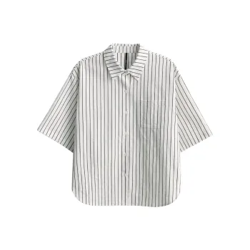 SHALLOW STREAMS Shirt Women's Black White
