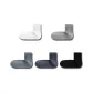 White+Light Gray+Light Blue+Dark Blue+Black[5 Pack]