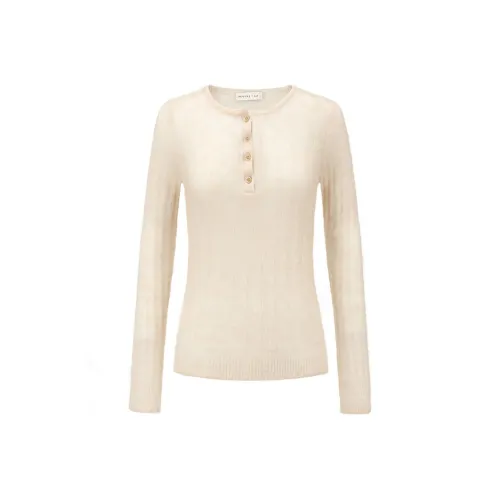 SWAYING KNIT 화이트 여성 니트웨어