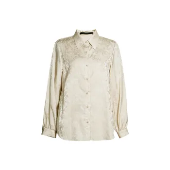 ROEYSHOUSE Shirt Women's Beige Apricot