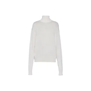 PRADA SS24 Cashmere Sweater Women's White