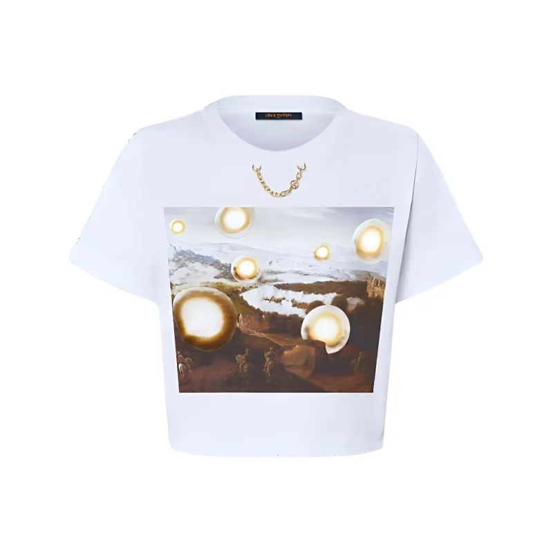 LOUIS VUITTON Regular T Shirt Women's White-0