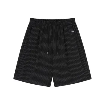 MATCHA STORY College Series Casual Shorts Unisex Black