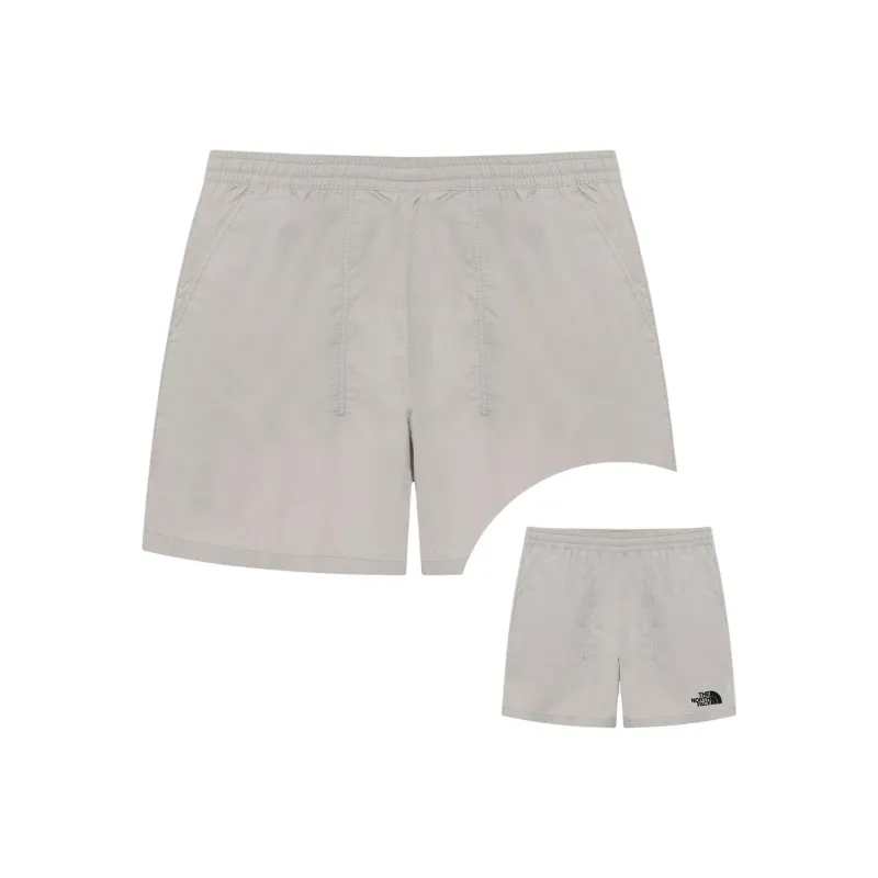 THE NORTH FACE Casual Shorts Unisex White Sand Gray-0