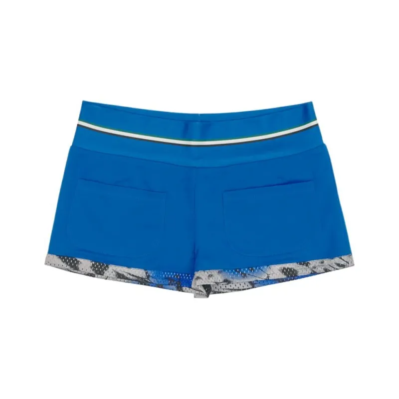Badee Casual Shorts Women's Butterfly Blue-2