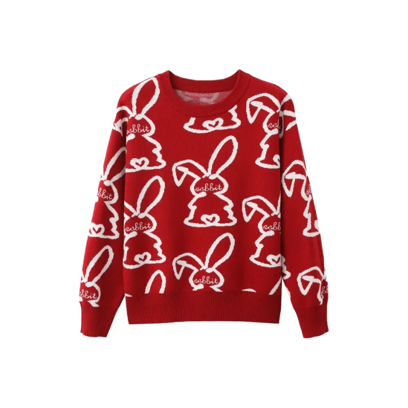 VIMLY Knitwear Women's Red-0