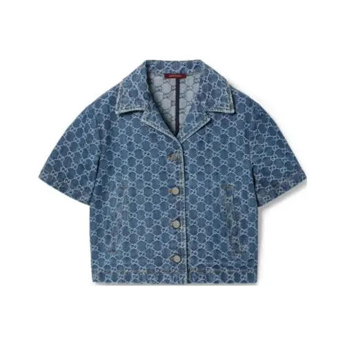 GUCCI Shirts Women's Blue