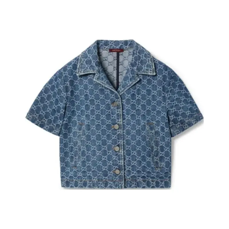 GUCCI Shirts Women's Blue-0