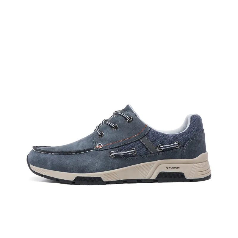 FUERZA Casual Shoes Men Low Top Blue-0