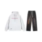 Set (Heather Gray Sweatshirt+Black Jeans) Red