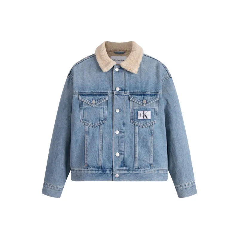 CALVIN KLEIN Jacket Women's Denim Light Blue-0