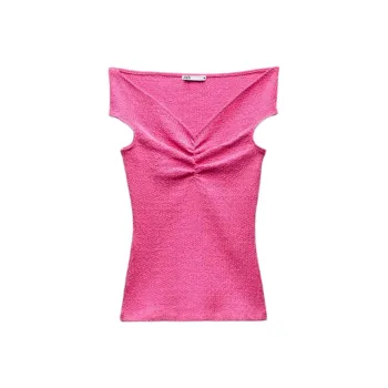 ZARA T-Shirts Women's Pink