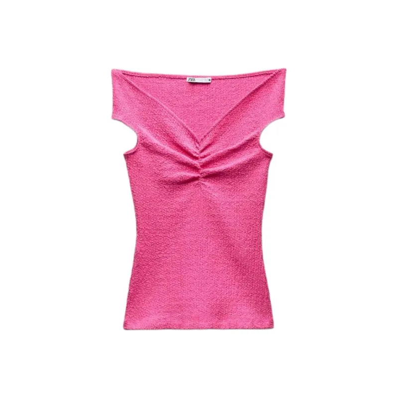 ZARA T-Shirts Women's Pink-0