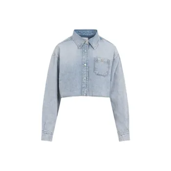 Givenchy 4G Plaque Denim Shirt