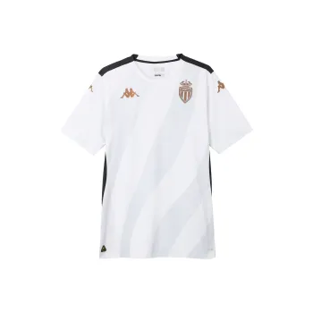 Kappa Aboupre Pro 8 AS Monaco 24/25 Soccer Jerseys Men's White