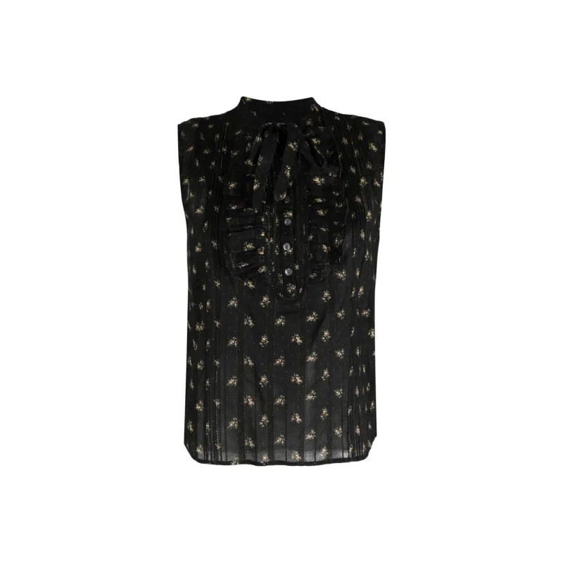 Ralph Lauren Rrl Patterned jacquard Sleeveless Blouse-0
