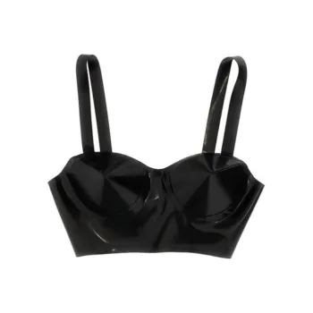 Maison Margiela Four-Stitch Logo Cropped Top