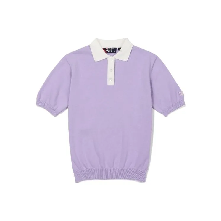 FILA Polo Shirts Women's Light Purple-0