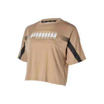 PUMA T Shirts Women's Khaki