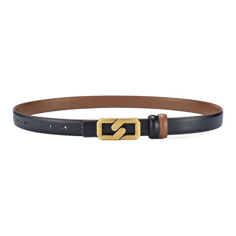 TUCANO Cow Split Leather Belts Women's 2.3cm-5