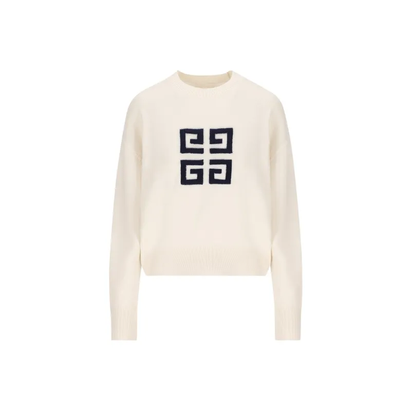 Givenchy 4G Motif Oversized Knit Jumper-0