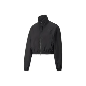 PUMA Dare To Woven Cropped Track Jacket Jacket Women's Black