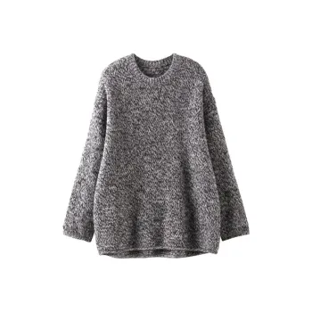 MAIGRE SIMHAT Cashmere Sweater Women's Carbon Grey Blending