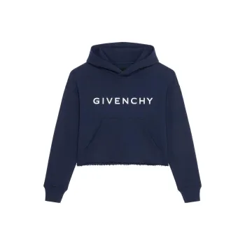 Givenchy Archetype Cropped Hoodie 'Flamingo'
