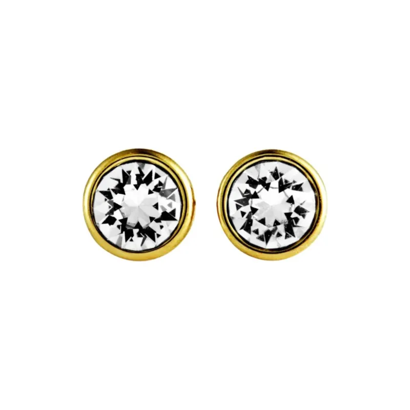 Swarovski 14K Yellow Gold Harley Earrings Set-2