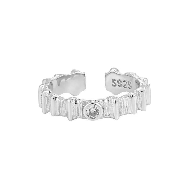 Quarqor S925 Silver Rings Unisex-4