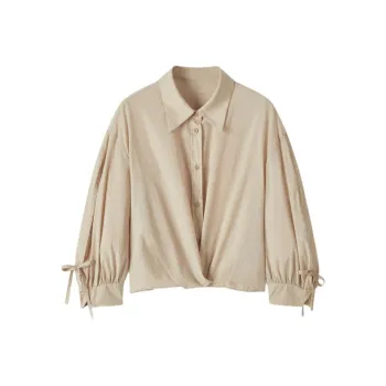 EICHITOO SS24 Shirt Women's Khaki