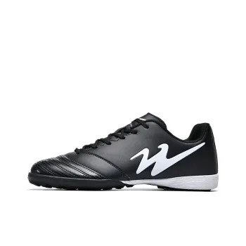 Binary TF Rubber Broken Studs Cushioning Abrasion Resistant Lightweight Soccer Shoes Unisex Black